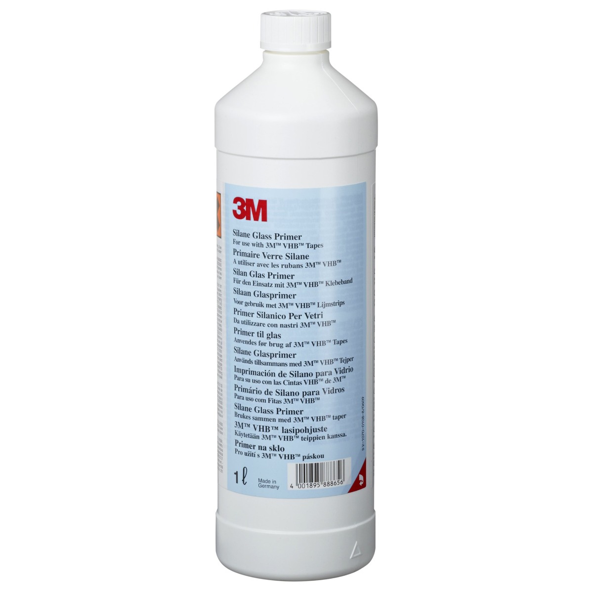 Silane Glass Primer 3M VHB trattamento anti umidità delle superfici vetrate, promotore d'adesione formato 1 litro