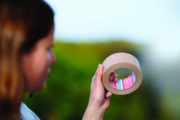 Nastro da imballo tesa 4713 Paper Standard certificato FSC formato mm 50 x 50 m - immagine 2