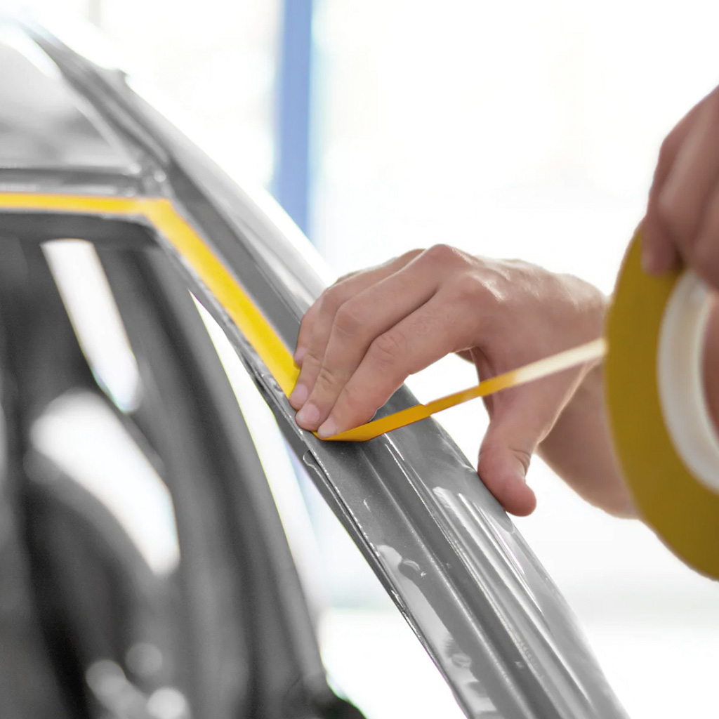 tesa 7140 nastro per mascheratura formato mm 19 x 66 PV3 colore giallo per automotive 4 tesa 7140 nastro per mascheratura formato mm 19 x 66 PV3 colore giallo per automotive - immagine 4